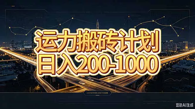运力搬砖，风口项目。当日收益稳定200-1000。 每天仅需一小时，新人轻松上手。网创项目-知识付费-在线课程-自媒体创业-网络副业-优利资源优利资源网