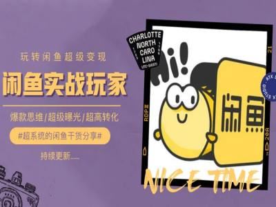 手把手教你0到1系统玩转闲鱼变现，爆款思维/超级曝光/超高转化网创项目-知识付费-在线课程-自媒体创业-网络副业-优利资源优利资源网