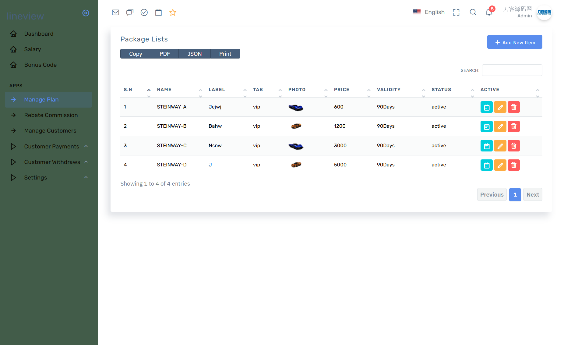 lineview海外汽车投资理财源码/前端html+后端PHP插图3