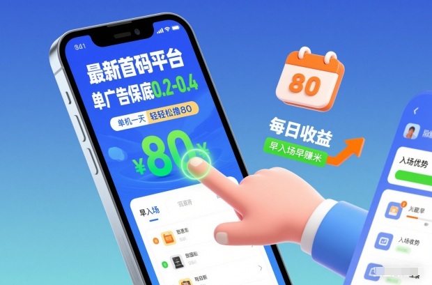 最新首码平台，单广告保底0.2-0.4，单机一天轻松撸80，早入场早賺米【揭秘】网创项目-知识付费-在线课程-自媒体创业-网络副业-优利资源优利资源网