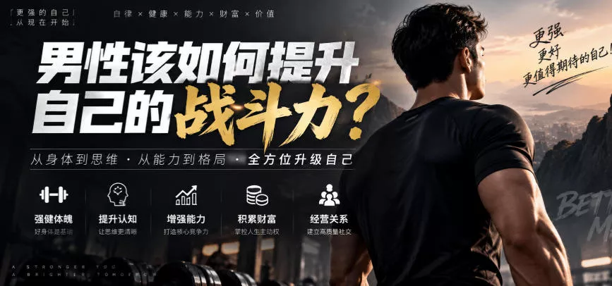 付费文章:男性该如何提升自己的战斗力? 付费文章:男性该如何提升自己的战斗力?