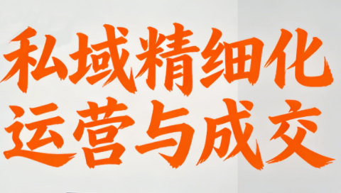 楚老师·私域精细化运营与成交网创项目-知识付费-在线课程-自媒体创业-网络副业-优利资源优利资源网