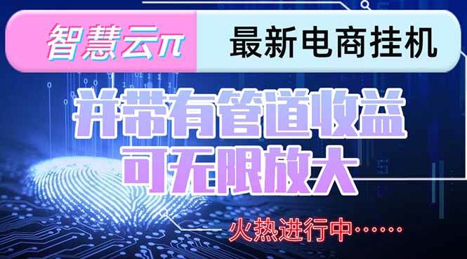（15314期）智慧云π电脑挂机单机每天收益300—500+ 并带有团队管道收益 可无限放大网创项目-知识付费-在线课程-自媒体创业-网络副业-优利资源优利资源网