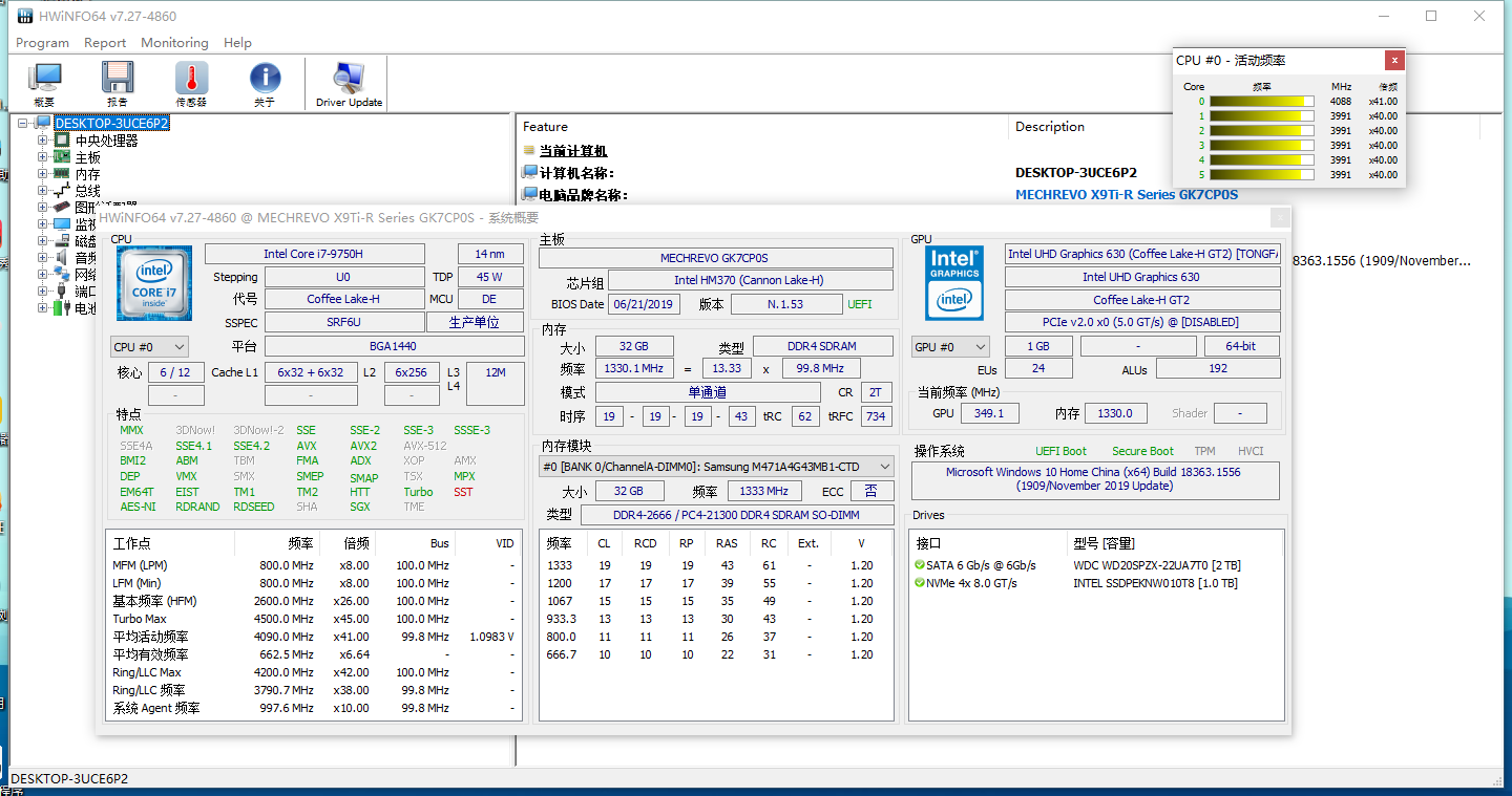 HWiNFO硬件检测工具v8.47.5975绿色版网创项目-知识付费-在线课程-自媒体创业-网络副业-优利资源优利资源网