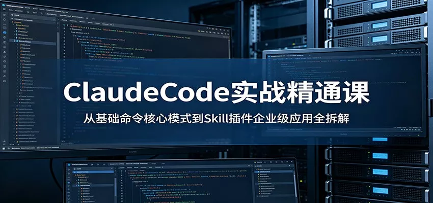 ClaudeCode实战精通课：从基础命令核心模式到Skill插件企业级应用全拆解网创项目-知识付费-在线课程-自媒体创业-网络副业-优利资源优利资源网