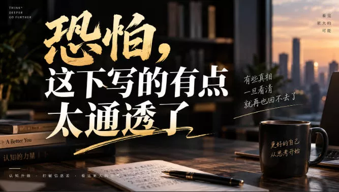 灏泽叔最新付费文章:恐怕,这下写的有点太通透了 灏泽叔最新付费文章:恐怕,这下写的有点太通透了