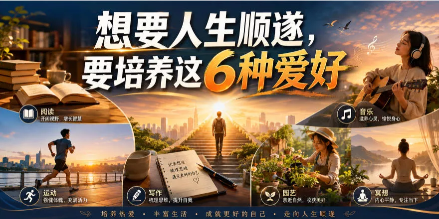 公众号付费文章：想要人生顺遂，要培养这6种爱好网创项目-知识付费-在线课程-自媒体创业-网络副业-优利资源优利资源网