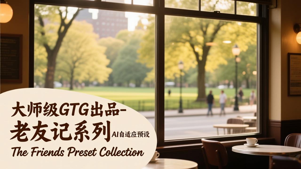 大师级GTG出品-老友记系列AI自适应预设The Friends Preset Collection网创项目-知识付费-在线课程-自媒体创业-网络副业-优利资源优利资源网