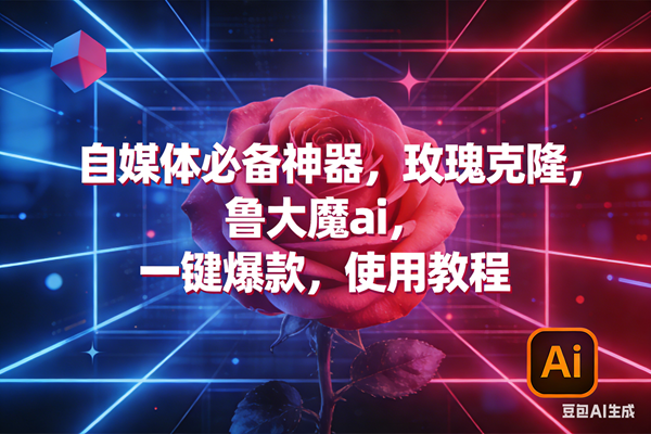 （17285期）玫瑰克隆神器，ai鲁大魔，自媒体必备工具，一键爆款神器，详细教程。网创项目-知识付费-在线课程-自媒体创业-网络副业-优利资源优利资源网