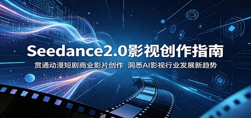 Seedance2.0影视创作指南：贯通动漫短剧商业影片创作，洞悉AI影视行业发展新趋势网创项目-知识付费-在线课程-自媒体创业-网络副业-优利资源优利资源网