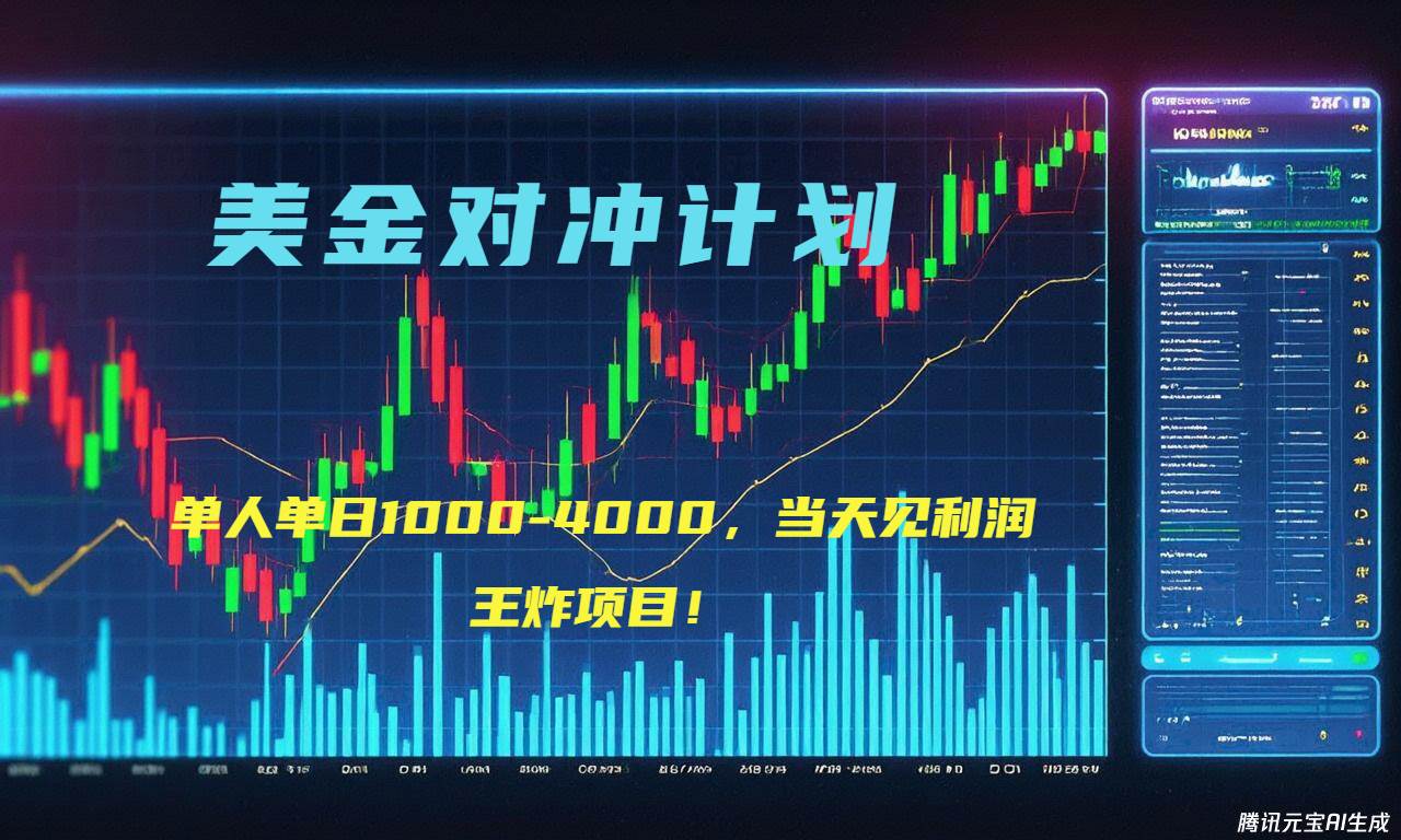 （15333期）2025年最暴力项目“美金先登计划”最新最强对冲战法，每日实际收益1K-4K网创项目-知识付费-在线课程-自媒体创业-网络副业-优利资源优利资源网