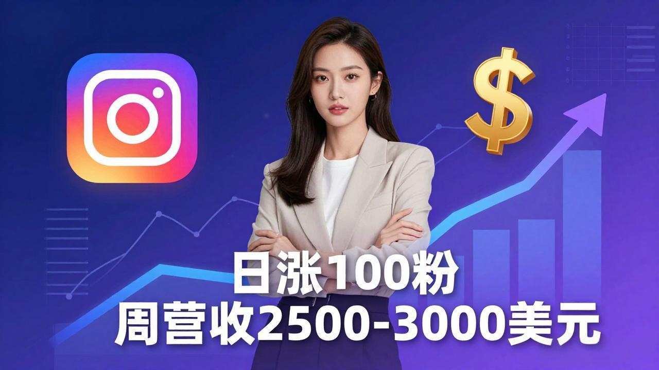 想做数字产品？Sheri亲授：日涨100粉、每周2500至3000美元的营收，Instagram躺着赚网创项目-知识付费-在线课程-自媒体创业-网络副业-优利资源优利资源网