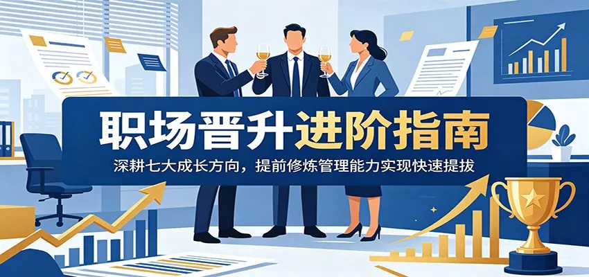 职场晋升进阶指南:深耕七大成长方向,提前修炼管理能力实现快速提拔网创项目-知识付费-在线课程-自媒体创业-网络副业-优利资源优利资源网