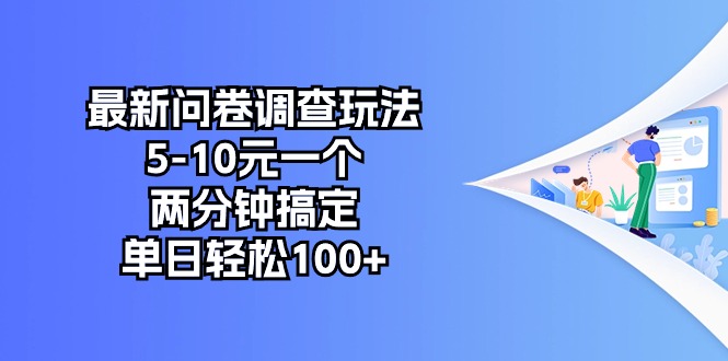 （10606期）最新问卷调查玩法，5-10元一个，两分钟搞定，单日轻松100+网创项目-知识付费-在线课程-自媒体创业-网络副业-优利资源优利资源网