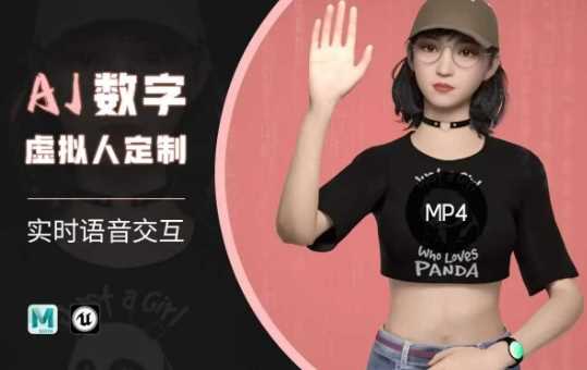 Ai数字人虚拟(智能体)实时语音交互特训营，自行定制超写实角色AI数字人交互技术网创项目-知识付费-在线课程-自媒体创业-网络副业-优利资源优利资源网