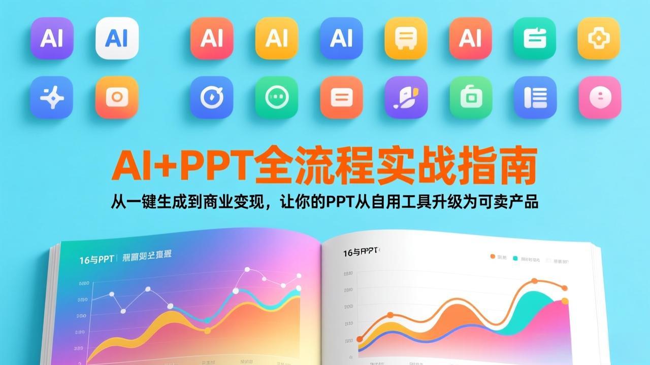 AI+PPT全流程实战指南：从一键生成到商业变现，让你的PPT从自用工具升级为可卖产品网创项目-知识付费-在线课程-自媒体创业-网络副业-优利资源优利资源网