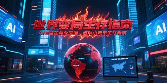 （15220期）付费文章《世界变局生存指南，AI转型加海外突围，破解小城市生存陷阱》网创项目-知识付费-在线课程-自媒体创业-网络副业-优利资源优利资源网