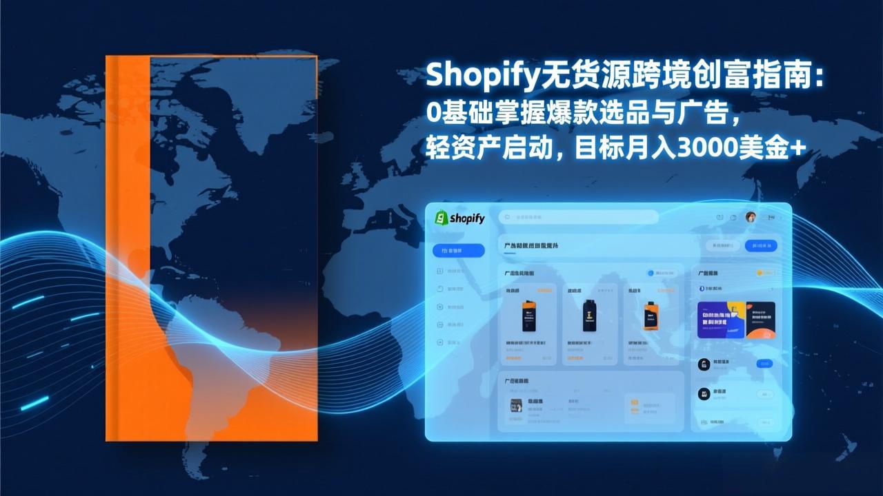 Shopify爆款打法实战：从选品到广告投放，复制爆款模型，驱动独立站月销售额破万刀网创项目-知识付费-在线课程-自媒体创业-网络副业-优利资源优利资源网