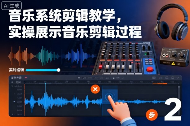 音乐系统剪辑教学，实操展示音乐剪辑过程网创项目-知识付费-在线课程-自媒体创业-网络副业-优利资源优利资源网