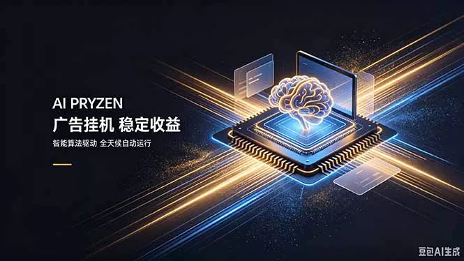 AI Pryzen 广告挂机｜24小时自动跑，日入300-500，新手零门槛网创项目-知识付费-在线课程-自媒体创业-网络副业-优利资源优利资源网