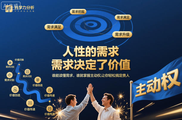 人性的需求，需求决定了价值，谁能读懂需求，谁就掌握主动权，让你轻松搞定贵人【文档】网创项目-知识付费-在线课程-自媒体创业-网络副业-优利资源优利资源网