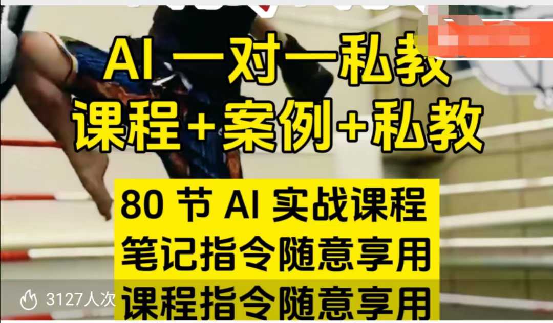 AI指令实战课，课程+案例，80节AI实战课程，笔记指令随意享用，课程指令随意享用(更新26年3月)网创项目-知识付费-在线课程-自媒体创业-网络副业-优利资源优利资源网