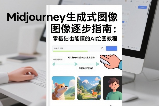 Midjourney生成式图像逐步指南：零基础也能懂的AI绘图教程网创项目-知识付费-在线课程-自媒体创业-网络副业-优利资源优利资源网
