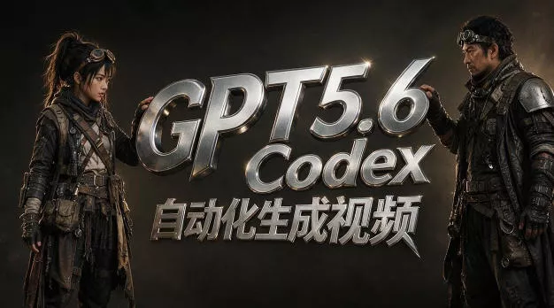 GPT5.6+Codex自动化视频生成：提示词设计×角色设定×封面海报×工作流思路，高效产出AI视频网创项目-知识付费-在线课程-自媒体创业-网络副业-优利资源优利资源网