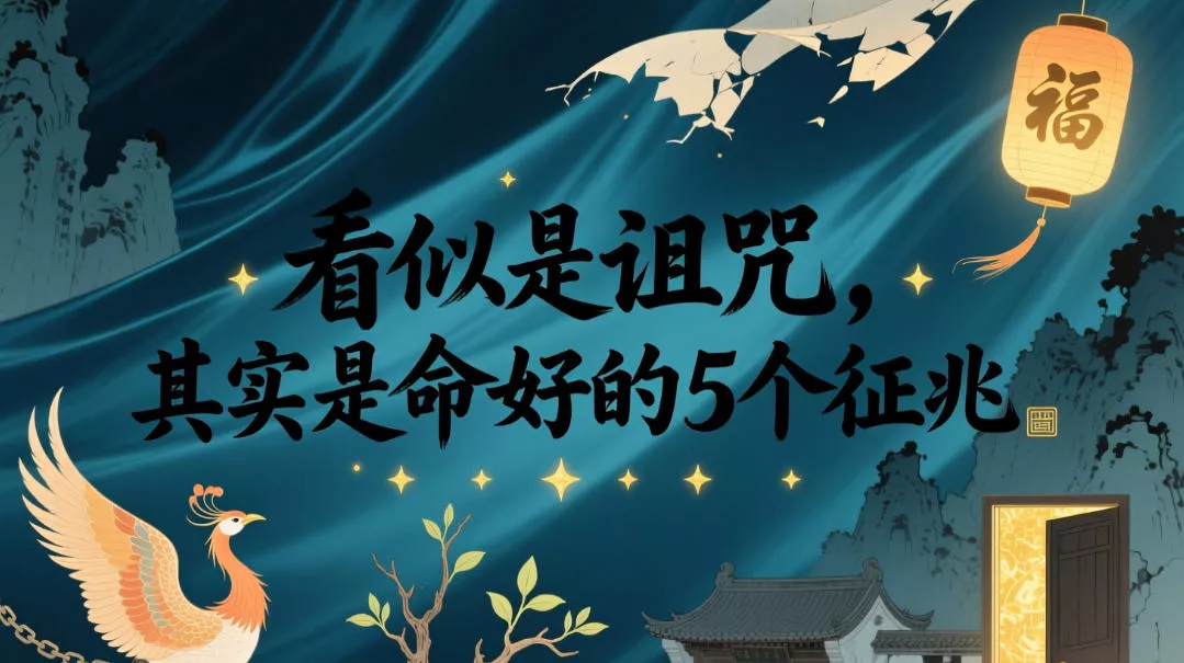 付费文章：看似是诅咒，其实是命好的5个征兆网创项目-知识付费-在线课程-自媒体创业-网络副业-优利资源优利资源网