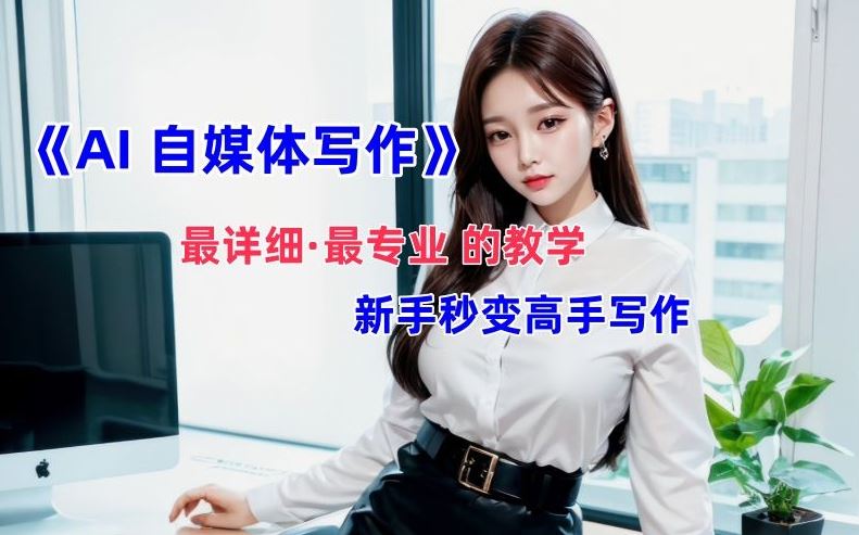 AI自媒体文章创作全网最详细教程，新手秒变写作高手，多方位发展网创项目-知识付费-在线课程-自媒体创业-网络副业-优利资源优利资源网